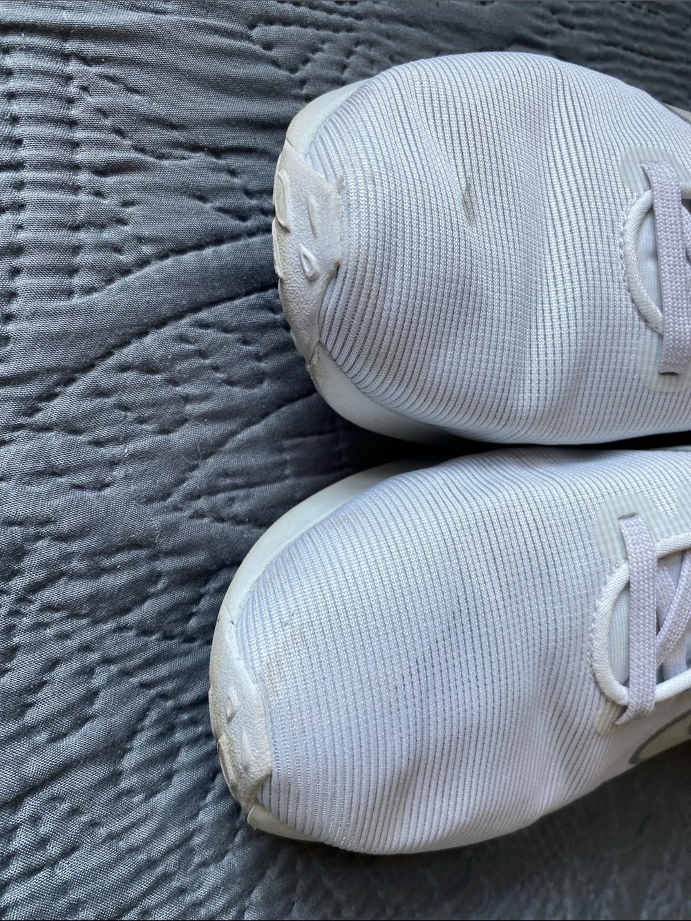 Nike Women's White and Pale Gray Athletic Sneakers
